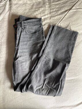GAP cheeky straight high rise size 14 tall gray color